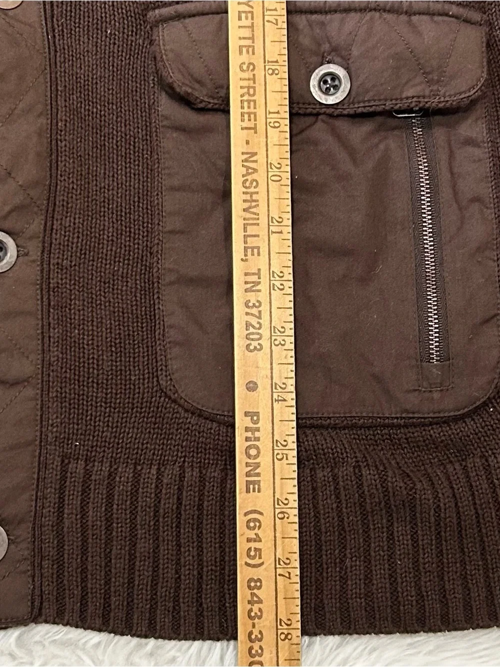 REI Army Green Men's Cardigan Sweater Medium
